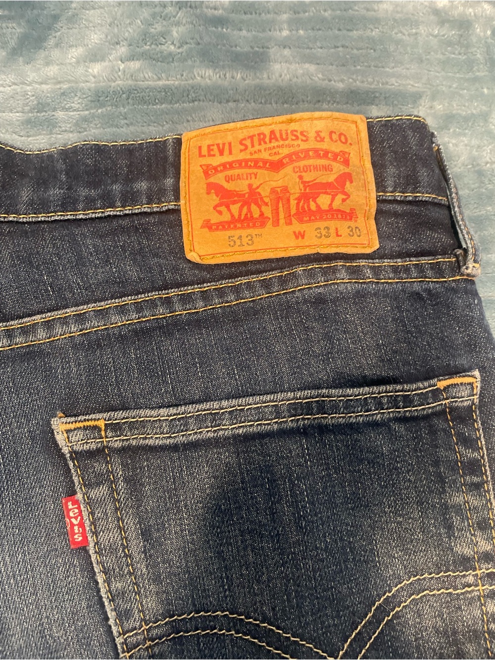 Levi’s Men’s Slim Straight Jeans - Dark Blue